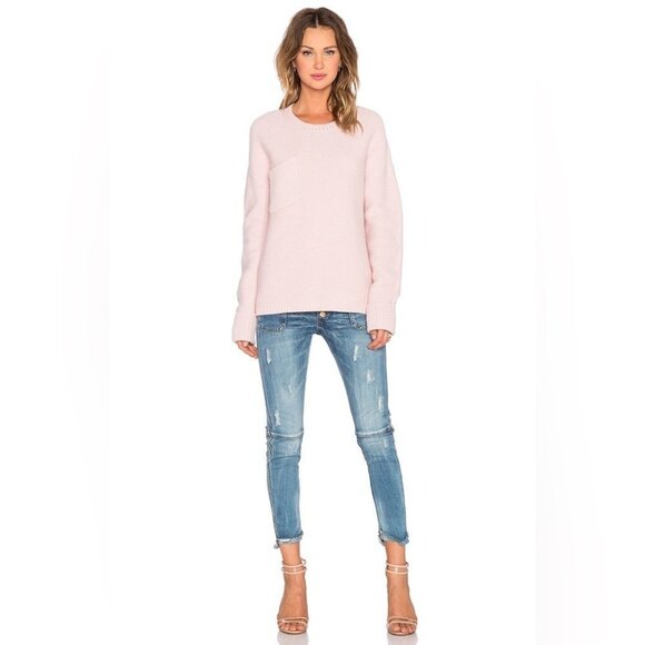 Free People One Teaspoon Classic Cotton Chunky Knit Sweater Grey Oversized Small - Picture 5 of 16